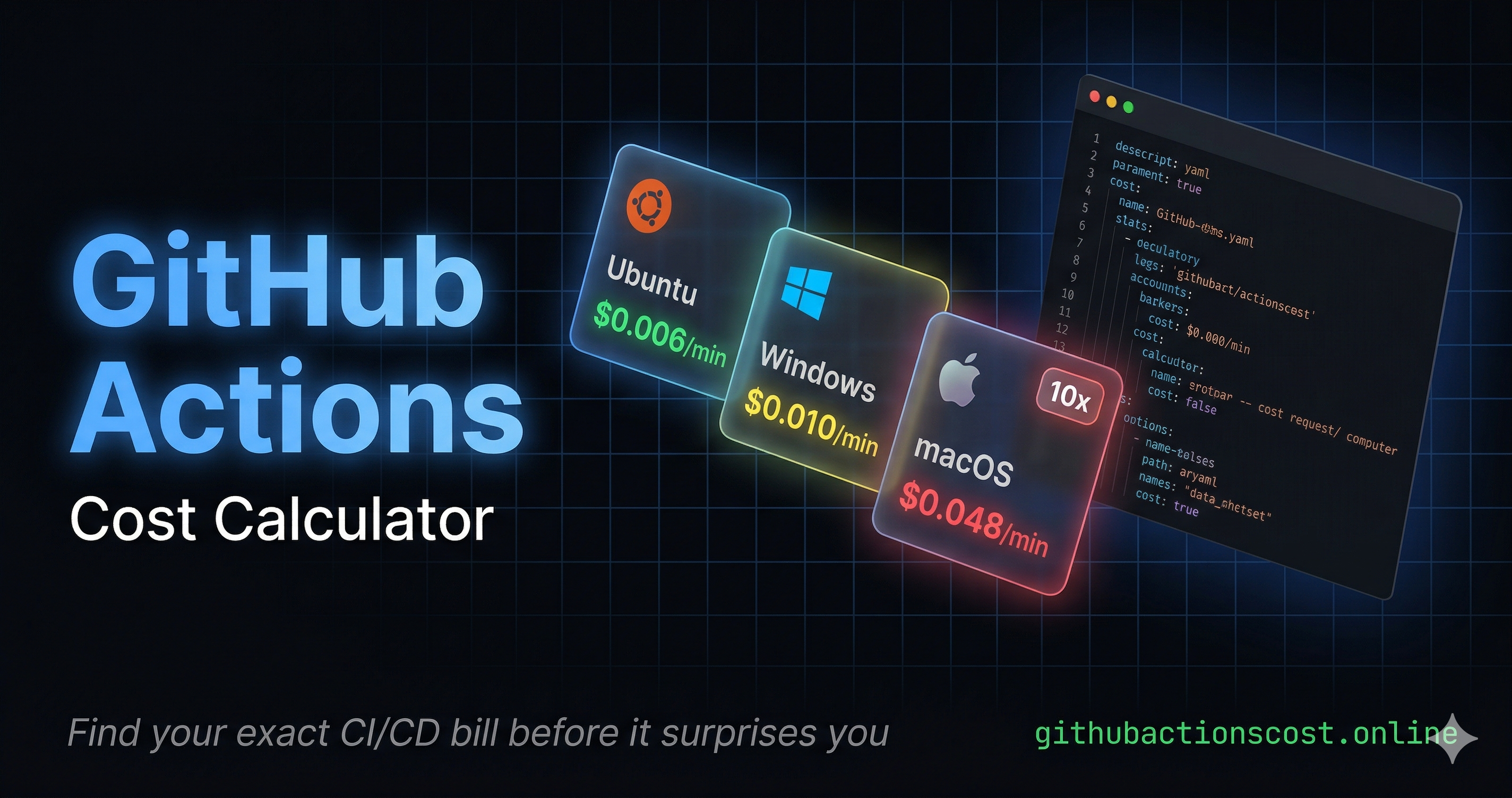 GitHub Actions Cost Calculator — Free AI Optimizer 2026